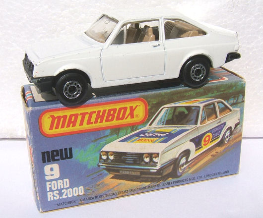 matchbox ford escort rs2000